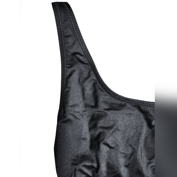 Skims Scoop Neck One Piece Swimsuit, Large NWT Black (Onyx) - Picture 3 of 6